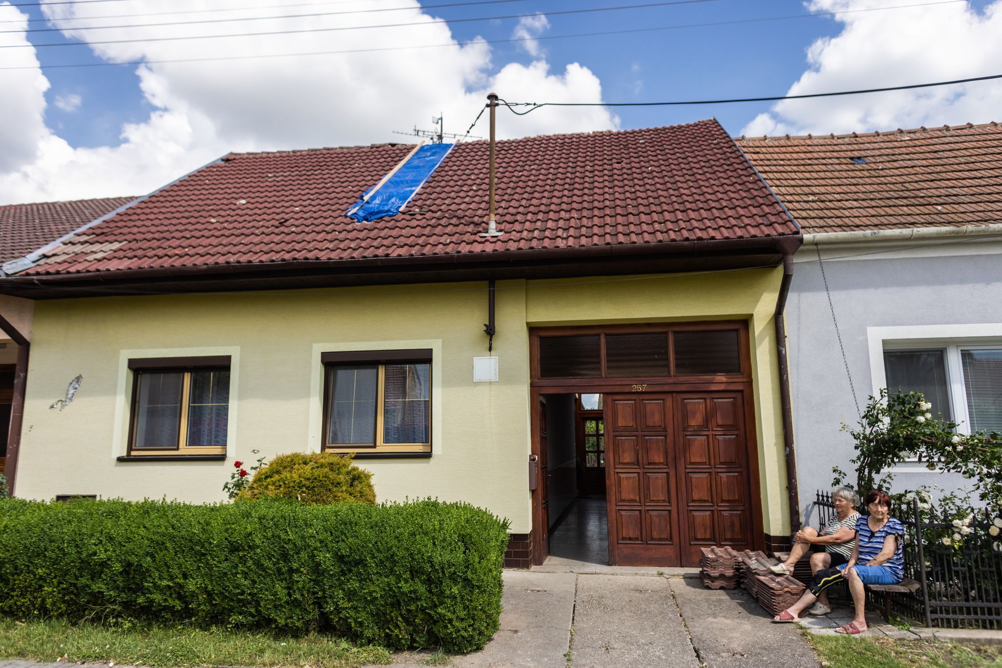 Tornádo, odstraňování následků, jižní Morava