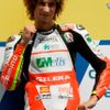 Marco Simoncelli se raduje