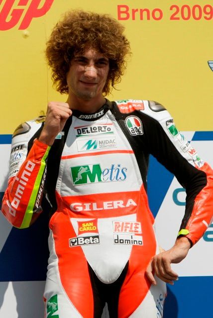 Marco Simoncelli se raduje