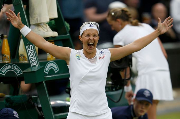 Kirsten Flipkensová vyřadila na Wimbledonu 2013 Petru Kvitovou.