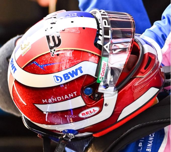 Helma pilota F1 Estebana Ocona, Alpine (2022)