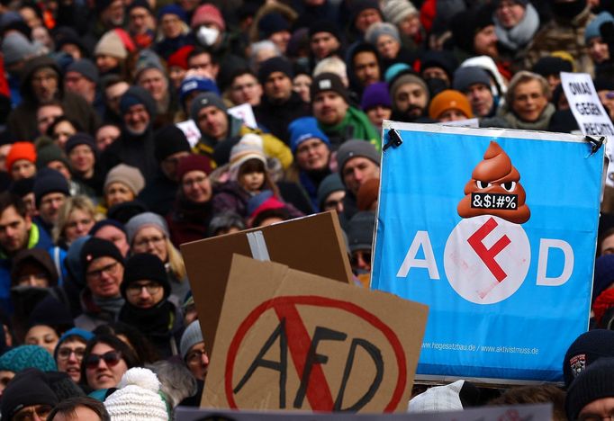 Desítky tisíc lidí v Německu protestují proti Alternativě pro Německo