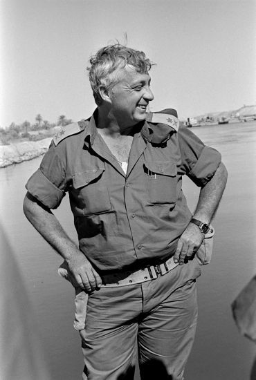 Ariel Šaron jako velitel jihoizraelských vojsk