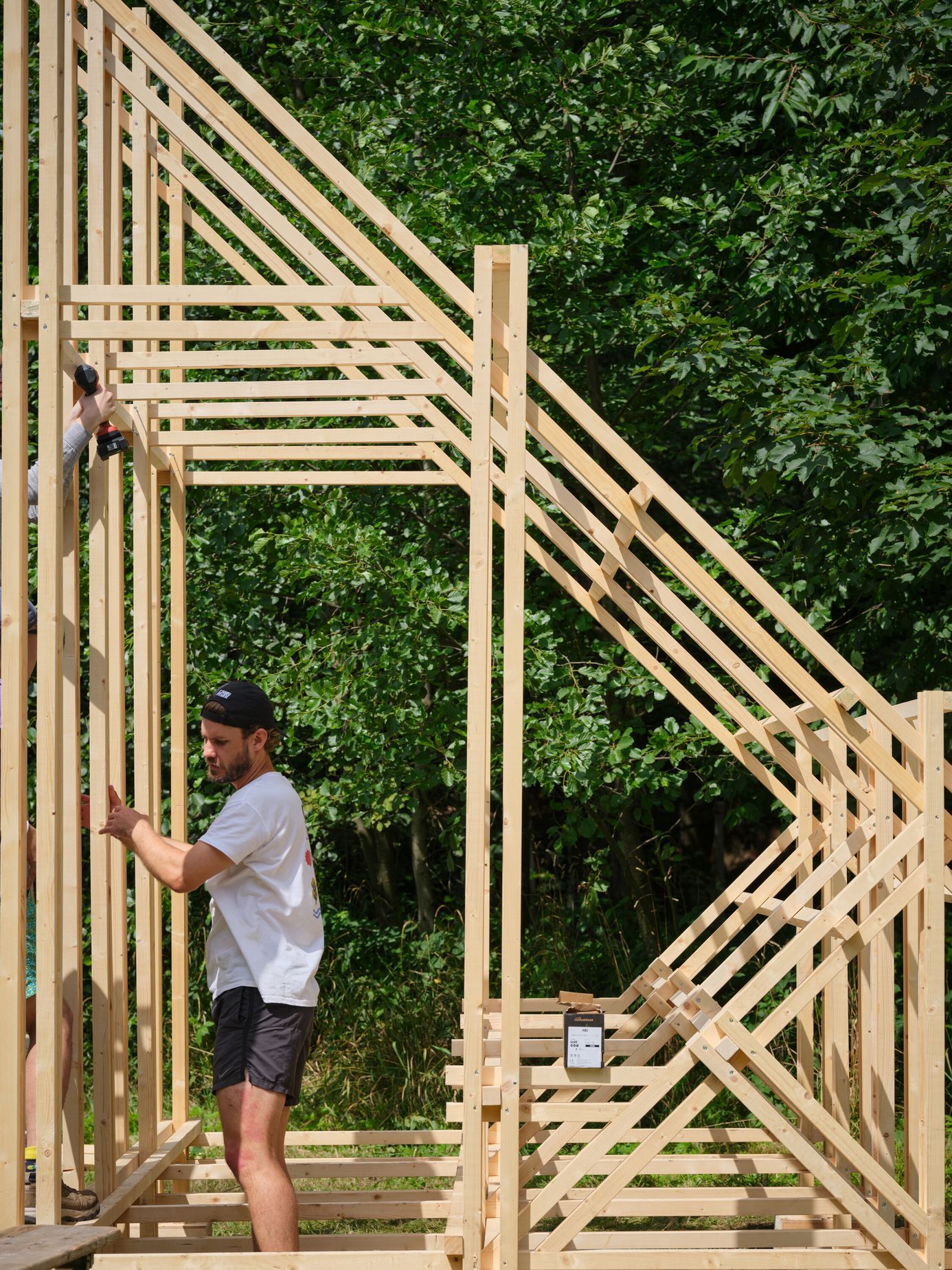 rekreační bydlení, glamping, škola, studenti, architektura, česká kamenice