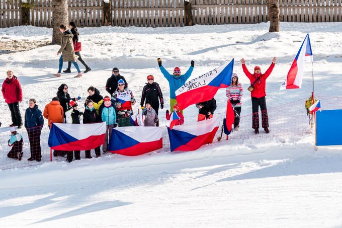 MS 2017, smíšená štafeta: čeští fanoušci