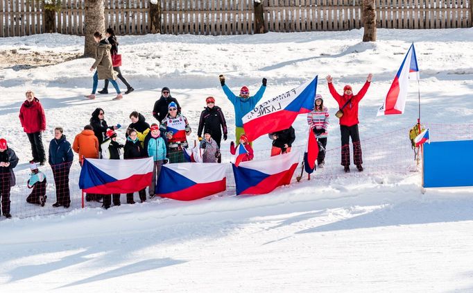 MS 2017, smíšená štafeta: čeští fanoušci