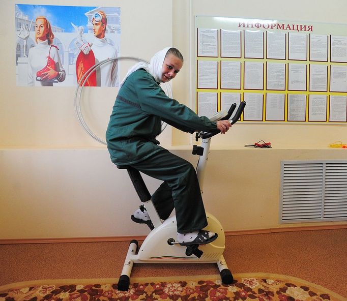 Ivanovo Region prison colony for convicted women IVANOVO REGION, RUSSIA. APRIL 25, 2012. Convicted women in a relaxation room at Women's Prison Colony No3 of the Ivanovo Region branch of the Russian Federal Service of Execution of Sentences (UFSIN).