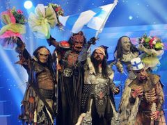 Vítězévé ročníku 2006 - finská kapela Lordi