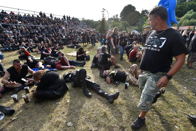 Návštěvníci festivalu Masters of Rock.