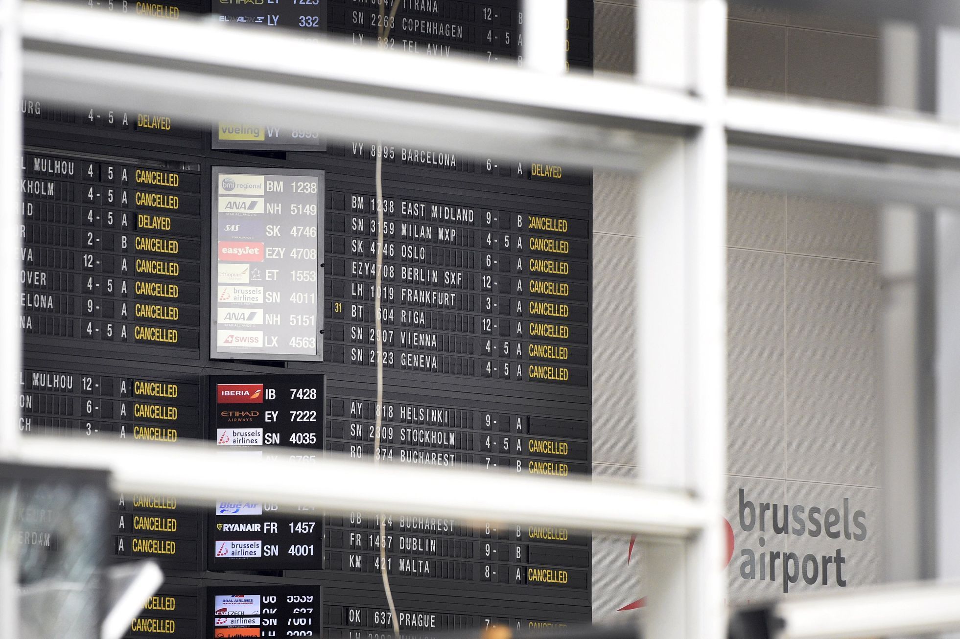 Letiště Zaventem po útocích