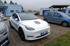 Tesla Model Y městská policie Tábor