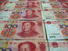 Čínské bankovky.
