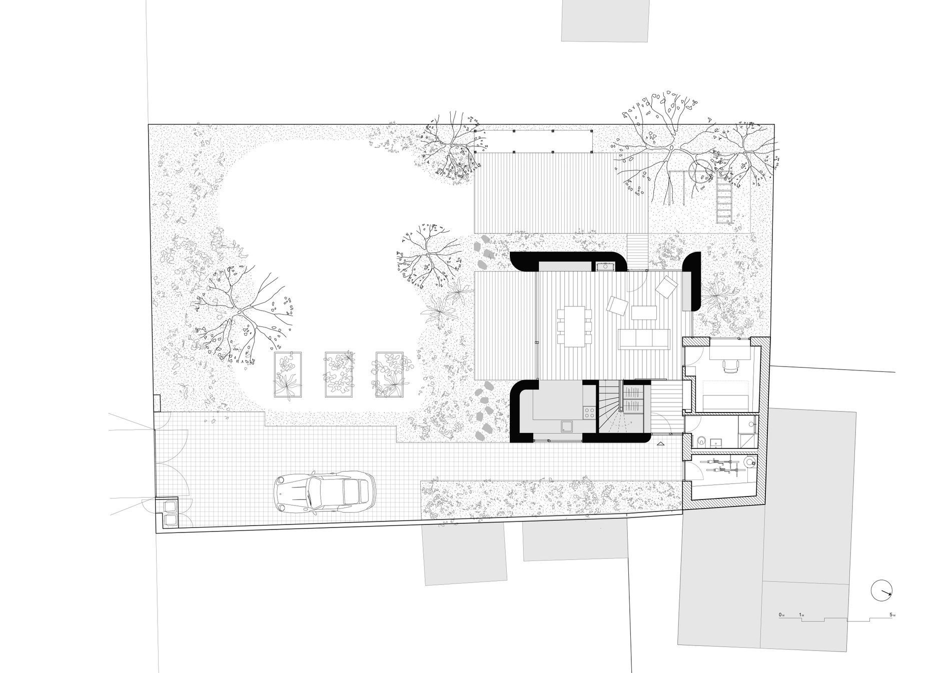 dům, rekonstrukce, zeleň, rodina, Praha