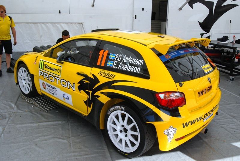Barum rallye - servisní zóna