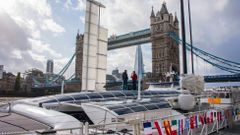 Vodíková loď Energy Observer v Londýně 2019