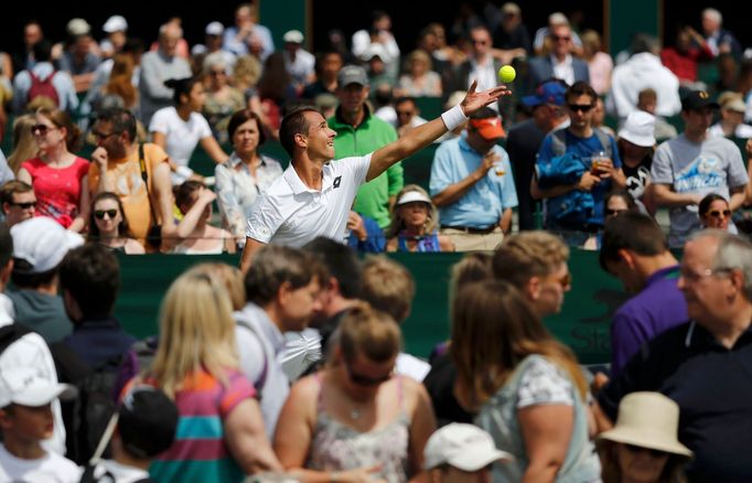 Lukáš Rosol na Wimbledonu 2016