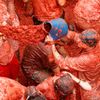 Španělsko, Tomatina, rajčata, bitva, kuriozita, rajče
