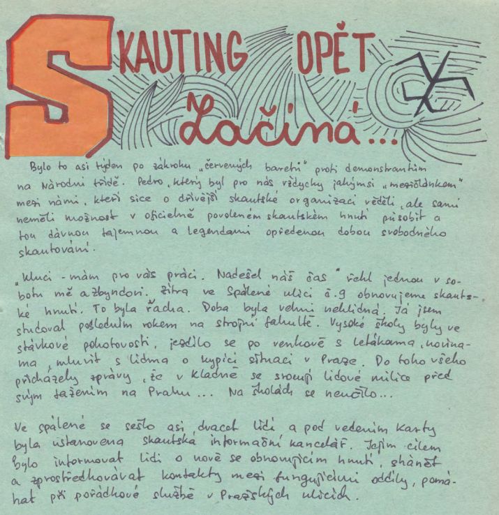 Skaut junák kroniky deníky časopisy