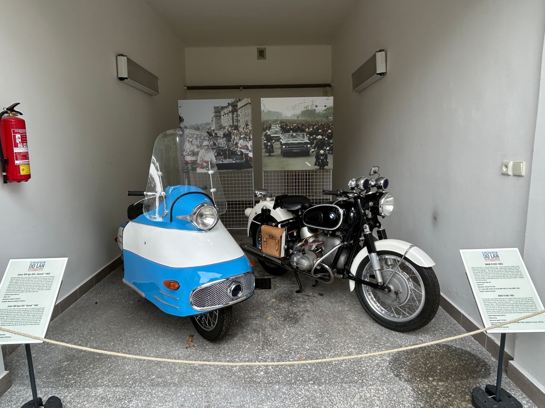 Výstava NTM motorky u Hradní stráže, zámek Lány srpen 2025