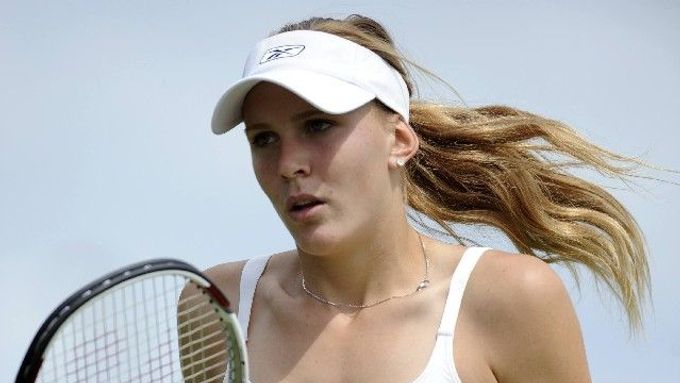 Nicole Vaidišová ve druhém kole Wimbledonu (2008)