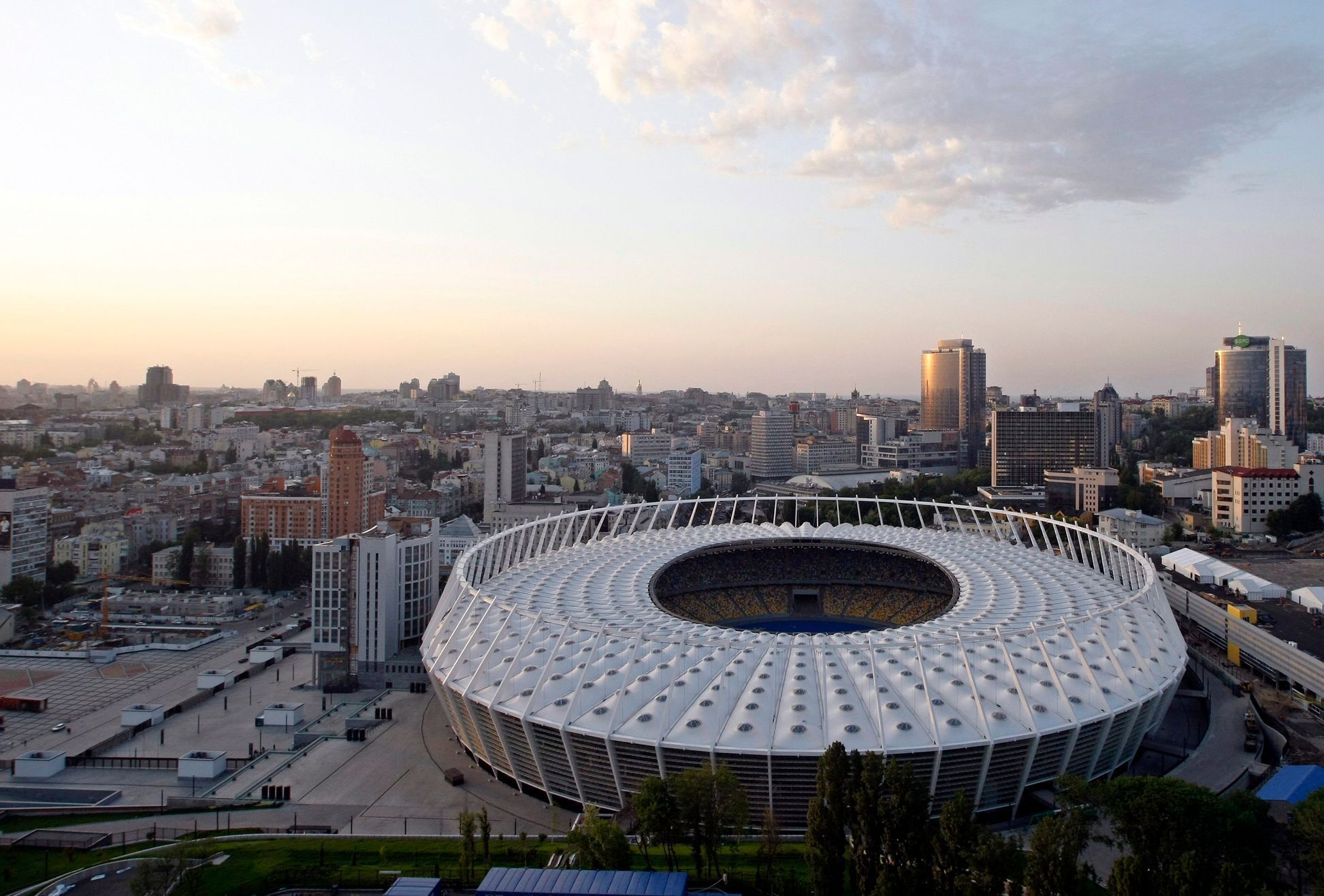 Stadiony pro Euro 2012: Olympijský stadion v Kyjevě