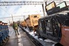 Po Rusku cestuje vlak se syrskými trofejemi. Země se chce pochlubit úspěchy armády