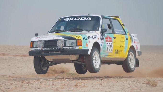 Řidič vozu Škoda 130 LR Ondřej Klymčiw byl po maratonské etapě na Dakaru rozzlobený na to, kam umísťují pořadatele kontrolní body na trati.