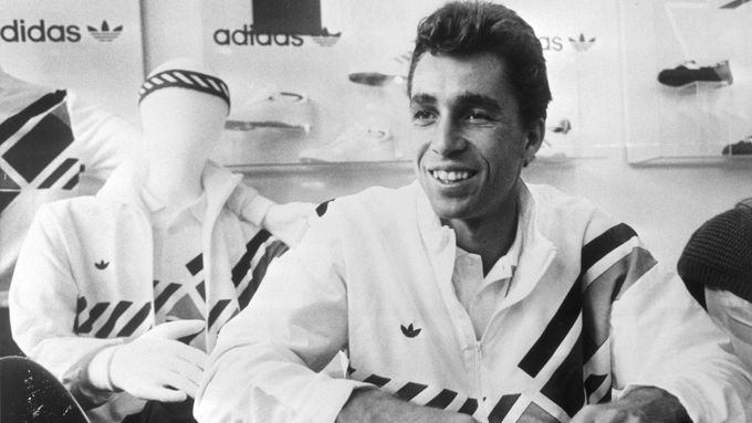 Ivan Lendl na snímku z roku 1985.