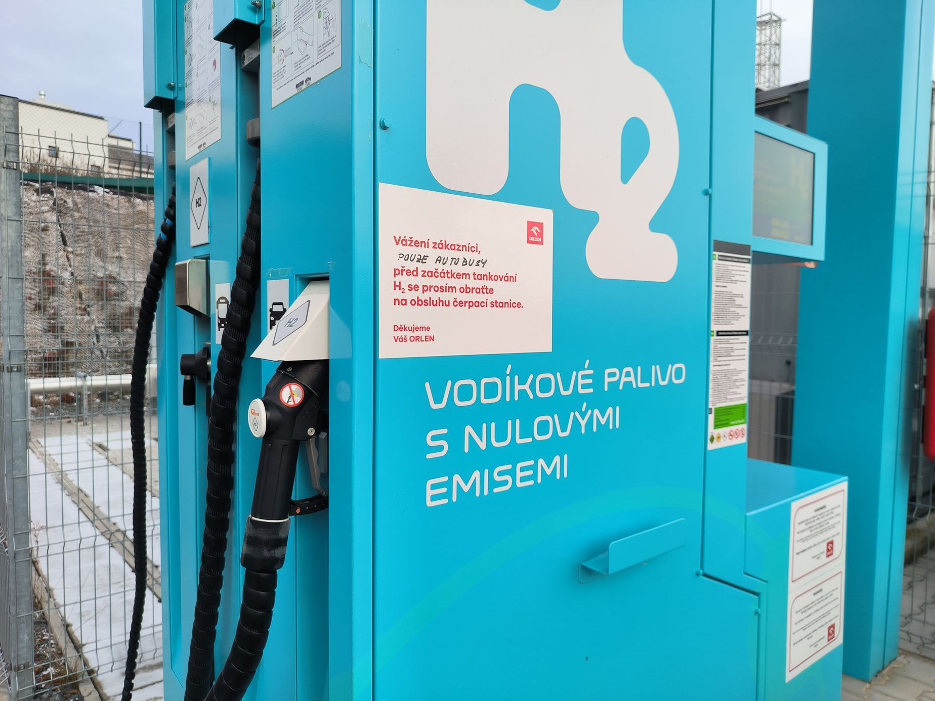 Vodíková stanice Praha Barrandov