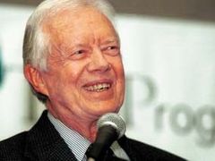 Ve svém rybářské člunu byl Jimmy Carter napaden tím, co prezidentova mluvčí označila za 
