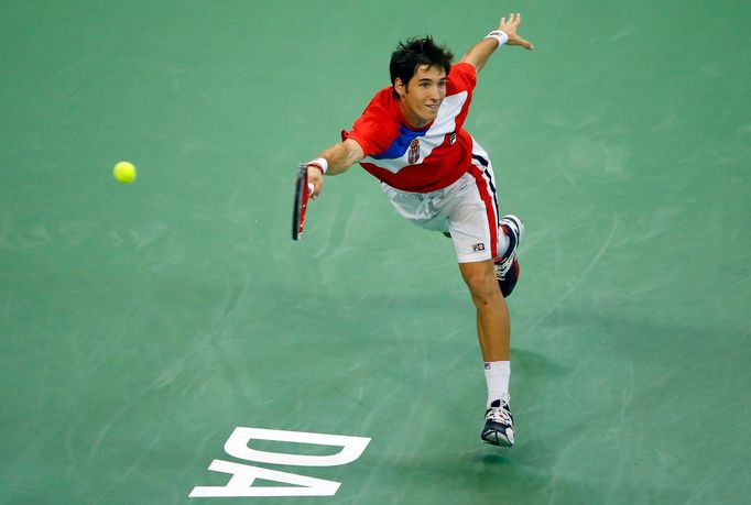 Davis Cup, finále Srbsko-ČR: Dušan Lajovič