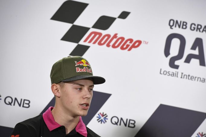 Filip Salač při GP Kataru Moto3 2020