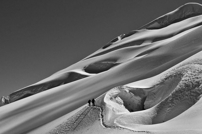 Michal Brouček: horské fotografie (snowboard, lyžování, horolezectví)