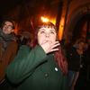 Demonstrace proti zvolení Ondráčka do čela komise pro GIBS
