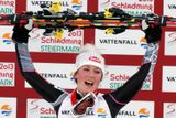 Teprve 17letá závodnice tak potvrdila skvělou formu, když na přelomu roku vyhrála tři slalomy Světového poháru.