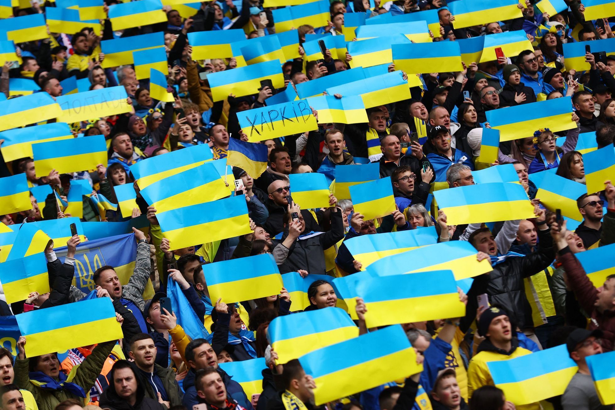 Ukrajinští fanoušci