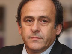 Michel Platini v Praze u Alexandra Vondry