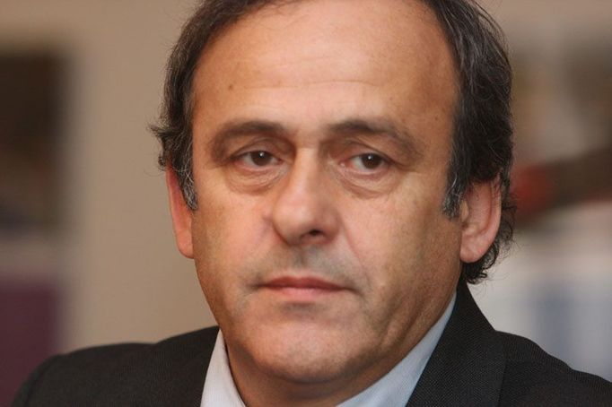 Michel Platini v Praze u Alexandra Vondry