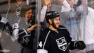 Dwight King se raduje z gólu hokejistů Los Angeles.