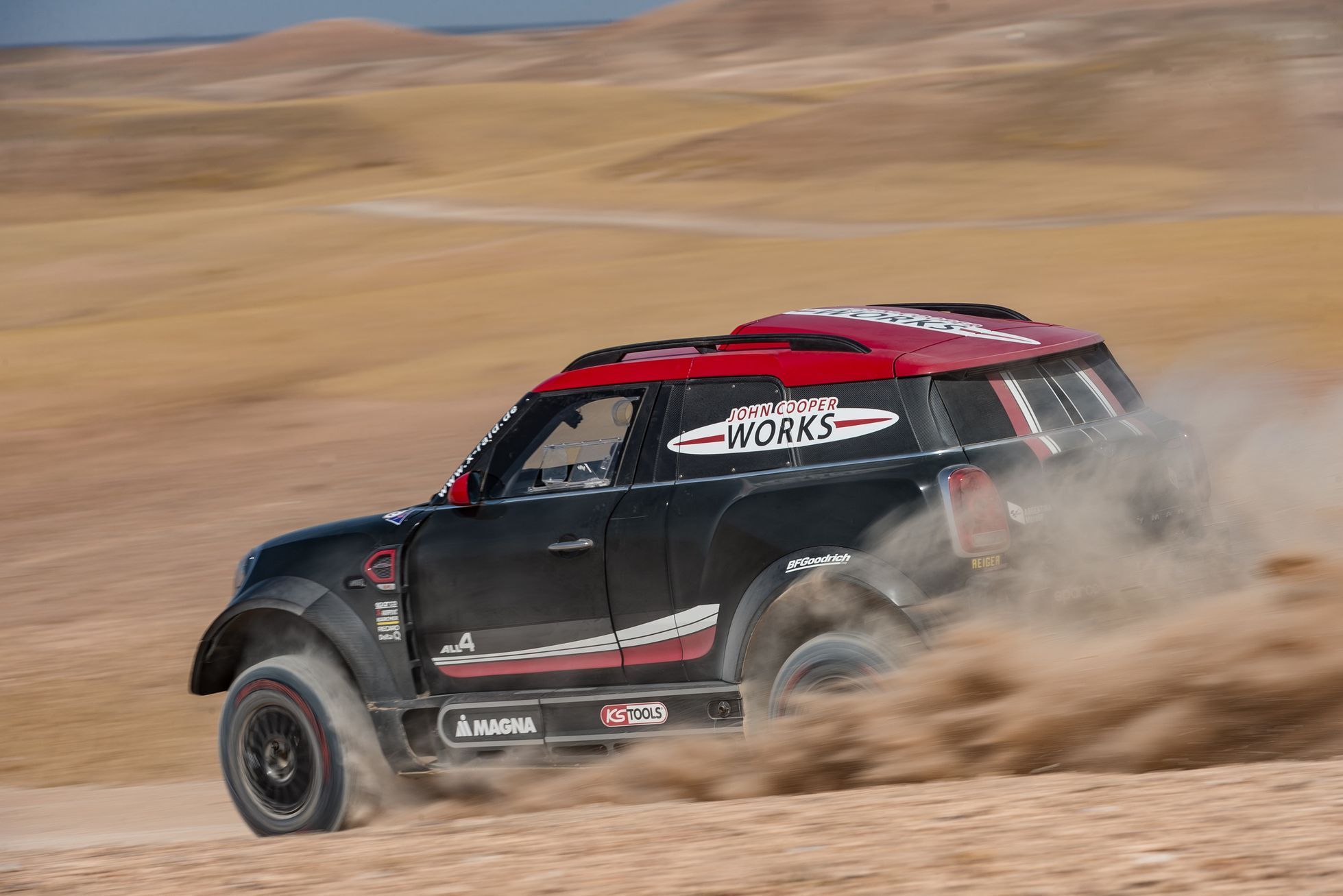Mini JCW Rallye testování v Maroku