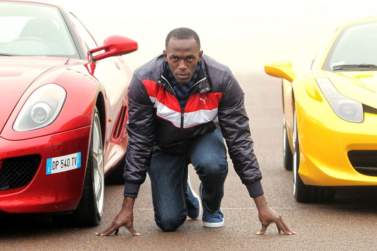 Fotogalerie / Legenda světového sprintu Usain Bolt slaví půlkulatiny