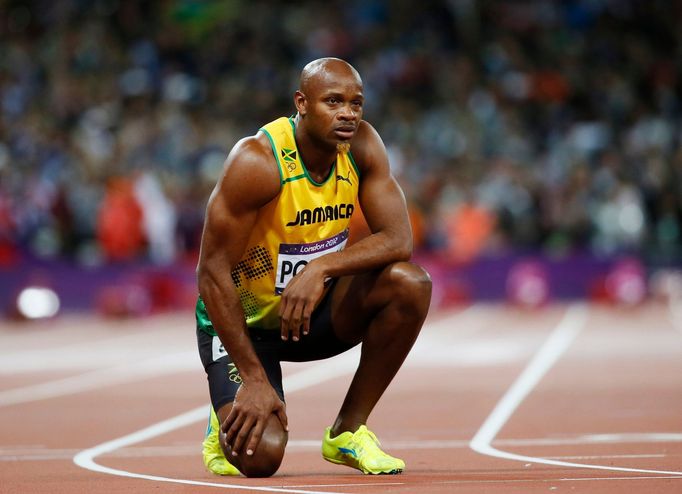 Asafa Powell na OH v Londýně 2012