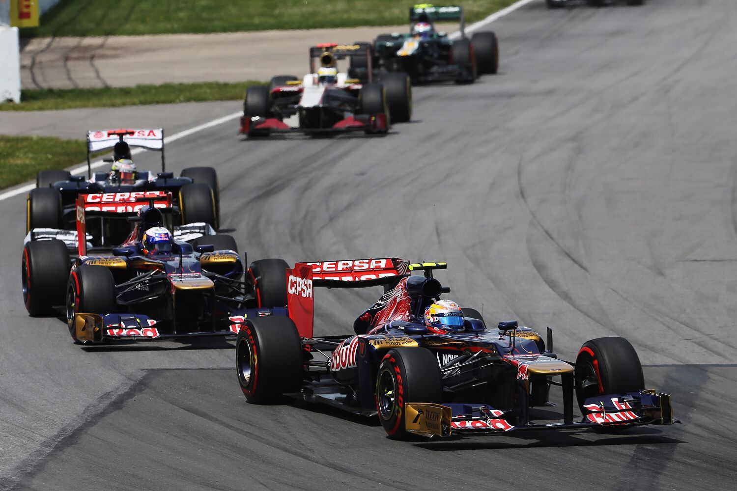 Jean-Eric Vergne a Daniel Ricciardo