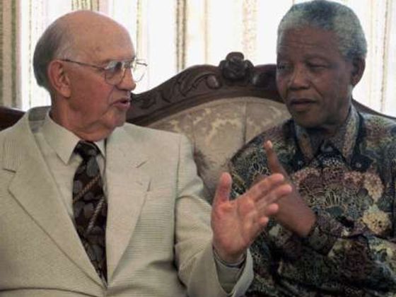 Pieter Willem Botha a Nelson Mandela