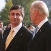 Joe Biden na návštěvě u premiéra Fishera
