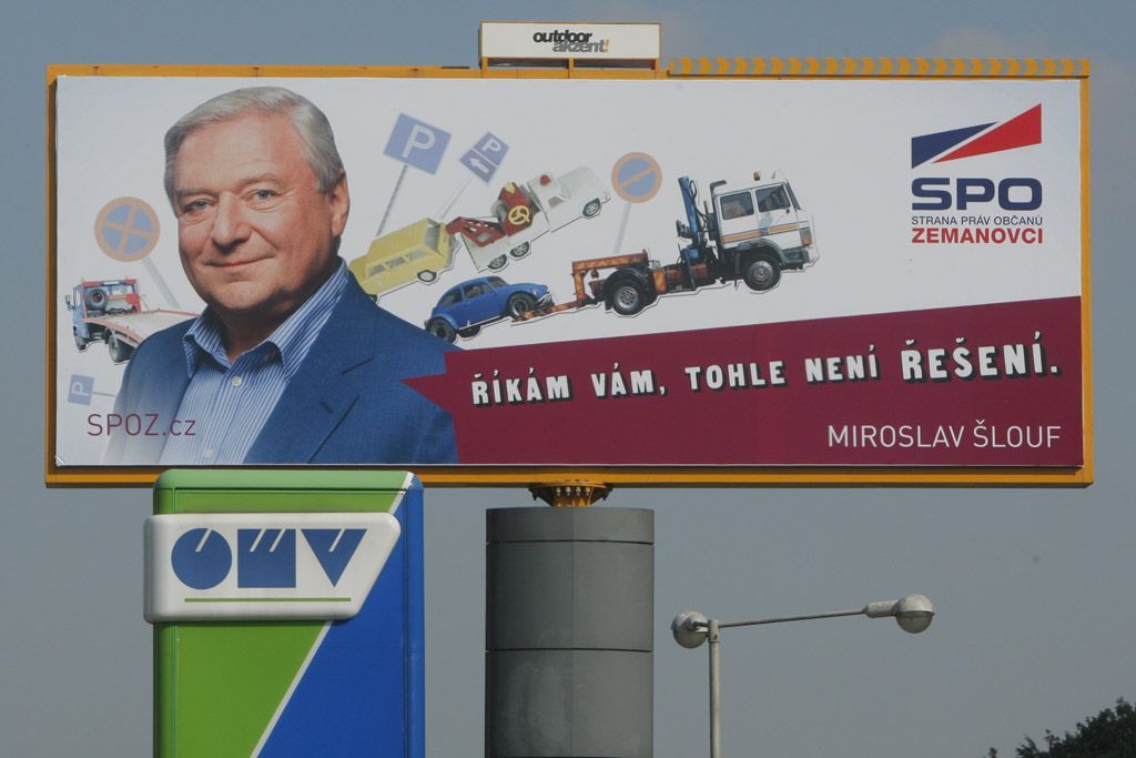 Billboardy na komunální volby