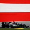 Lewis Hamilton v Mercedesu v GP Rakouska F1 2020