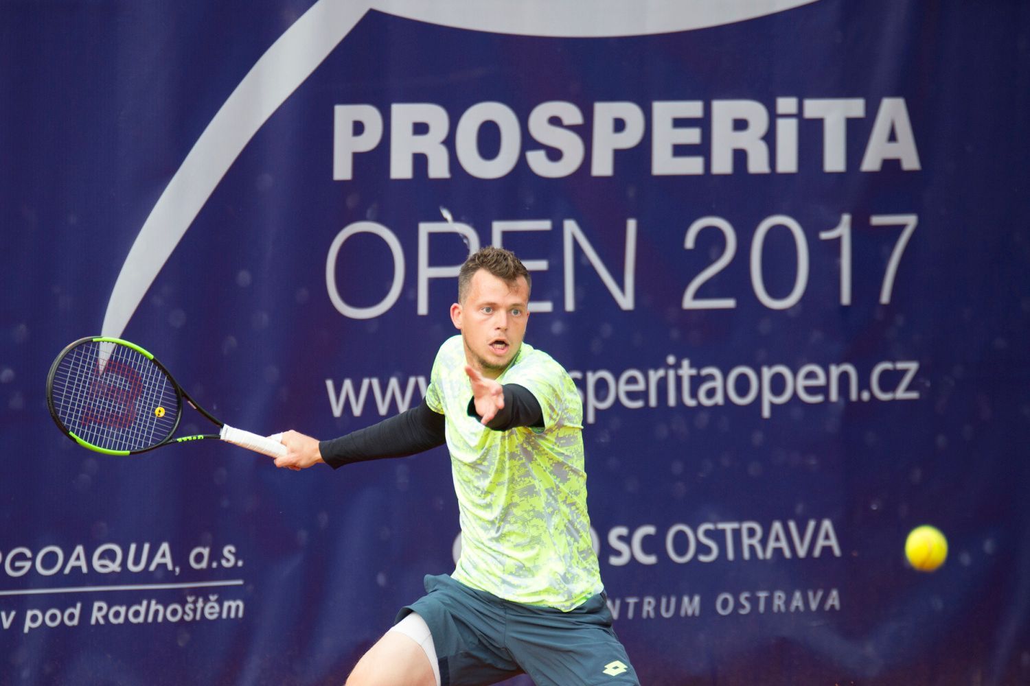 Adam Pavlásek na turnaji Prosperita Open 2017