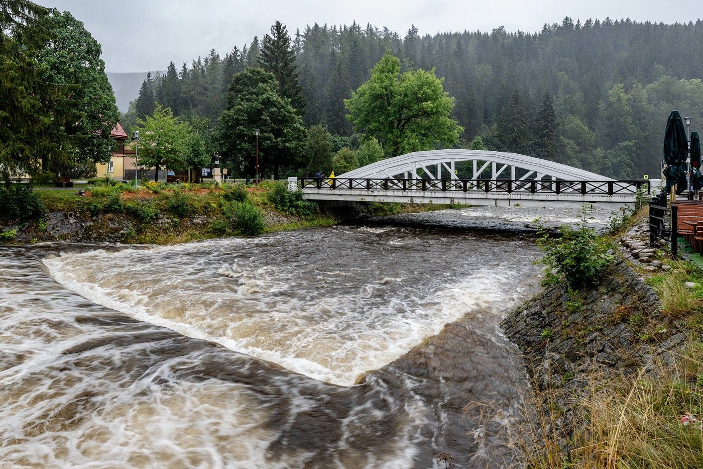 Horní Labe, Špindlerův Mlýn, povodně 2024