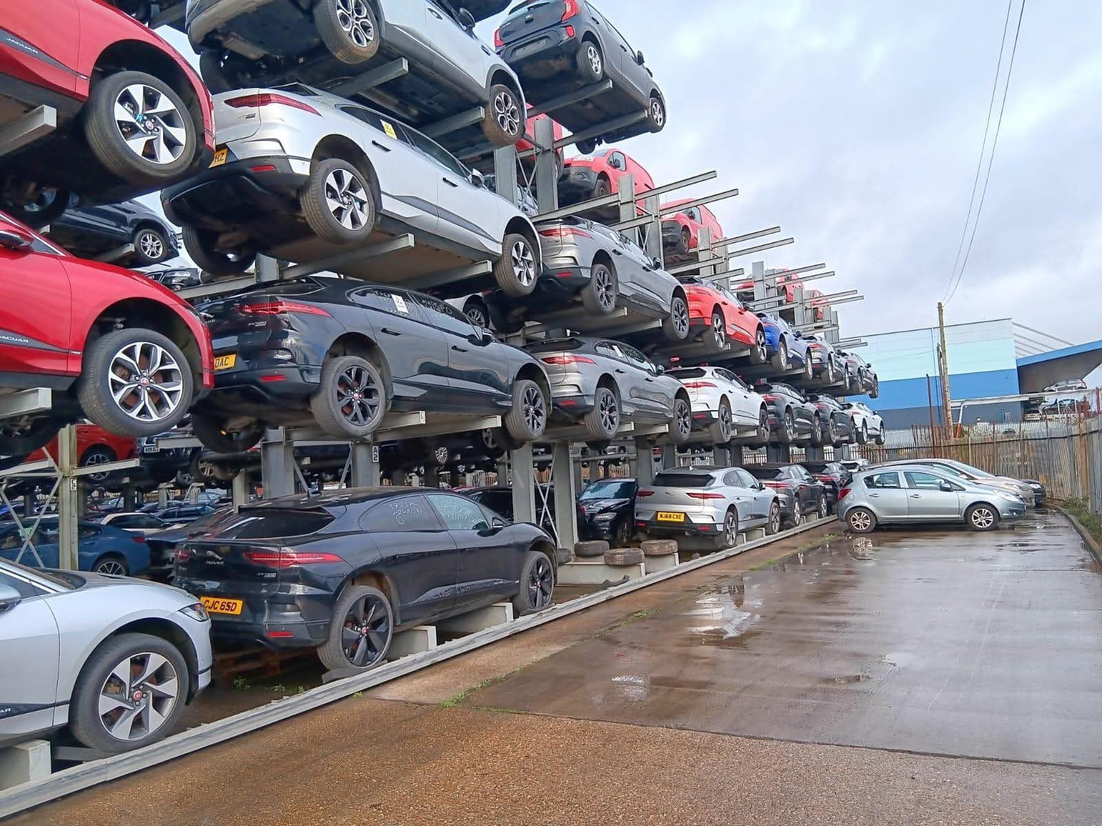 Jaguar I-Pace šrotiště